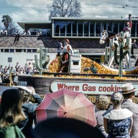 Waratah Spring Festival parade, Park Street Sydney, circa 1957