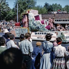Waratah Spring Festival parade, Park Street Sydney, 1959
