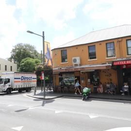 Delivery truck on Francis Street, Glebe, 2021