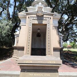 Memorial Stone, Glebe War Memorial, Glebe Point Road, Glebe, 2017