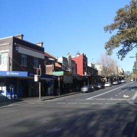 A Vinnies shop corner Glebe Point and Bridge Roads, Glebe, 2018