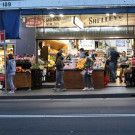 Patrons at Galluzzo's, Glebe Point Road, Glebe, 2021