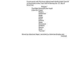 Transcript - Minutes of Council - Meeting no. 0067, 2, 15 Nov 1858 [Municipal Council of Sydney]
