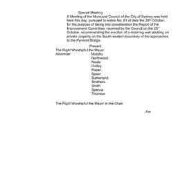 Transcript - Minutes of Council - Meeting no. 0066, 01 Nov 1858 [Municipal Council of Sydney]