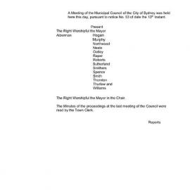 Transcript - Minutes of Council - Meeting no. 0059, 16 Aug 1858 [Municipal Council of Sydney]