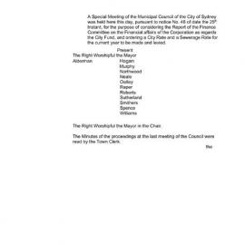 Transcript - Minutes of Council - Meeting no. 0053, 28 Jun 1858 [Municipal Council of Sydney]
