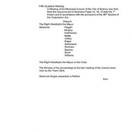 Transcript - Minutes of Council - Meeting no. 0051, 09 Jun 1858 [Municipal Council of Sydney]
