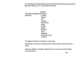 Transcript - Minutes of Council - Meeting no. 0026, 12 Oct 1857 [Municipal Council of Sydney]