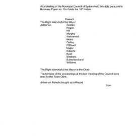 Transcript - Minutes of Council - Meeting no. 0024, 21 Sep 1857 [Municipal Council of Sydney]