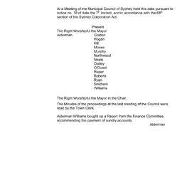 Transcript - Minutes of Council - Meeting no. 0023, 09 Sep 1857 [Municipal Council of Sydney]