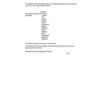 Transcript - Minutes of Council - Meeting no. 0013, 29 Jun 1857 [Municipal Council of Sydney]