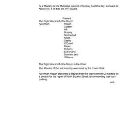 Transcript - Minutes of Council - Meeting no. 0006, 18 May 1857 [Municipal Council of Sydney]