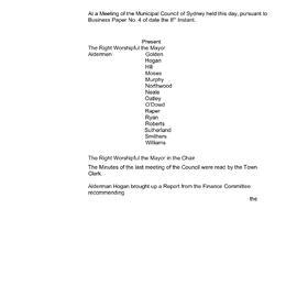 Transcript - Minutes of Council - Meeting no. 0005, 11 May 1857 [Municipal Council of Sydney]