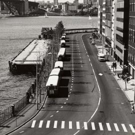 Circular Quay from Circular Quay Railway Station, circa 1973