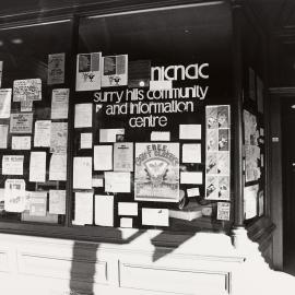 Community and Information Centre, 427 Cleveland Street Surry HIlls, circa 1977