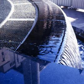 Lloyd Rees Fountain from above, Martin Place, 1997