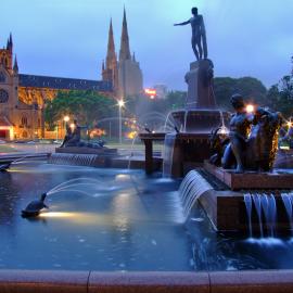 Archibald Memorial Fountain in Hyde Park Sydney, 2007