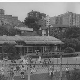 Kindergarten playground in Waratah Street Rushcutters Bay, 1953