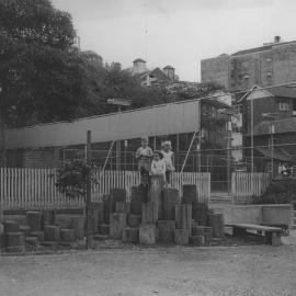 Kindergarten playground, Waratah Street Rushcutters Bay, 1953