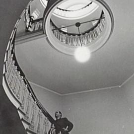Circular staircase at Town Hall