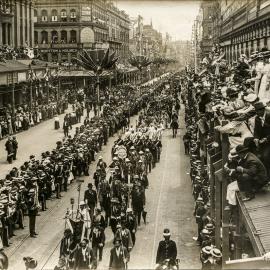 George Street, Federation parade, 1901