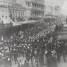 Troops leaving for the Sudan