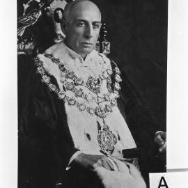 Portrait of Alderman and Lord Mayor Ernest Samuel Marks, Municipal Council of Sydney, 1934