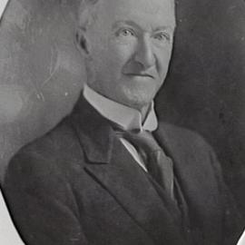 Portrait of City Architect-Building Surveyor RH Broderick, Municipal Council of Sydney, 1925