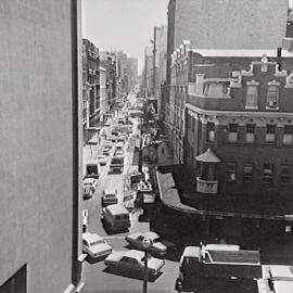 Clarence Street, from Druitt St to Market St, looking north.