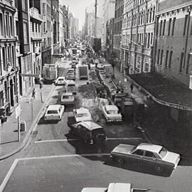 Clarence Street, from Druitt St to Market St, looking north.