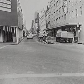 Clarence Street looking south from near the intersection with Margaret St