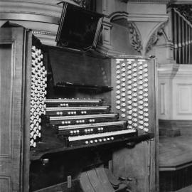 The Grand Organ console, Sydney Town Hall,  1936