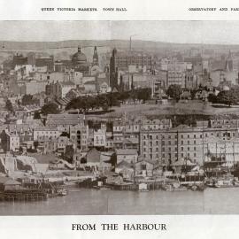 View looking south of Walsh Bay construction, 1910