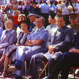 Dignitaries and guests, Australia Day ceremony, 1982
