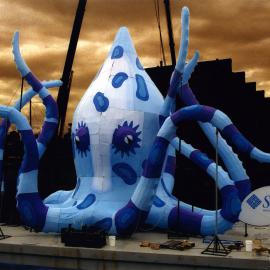 Sea creatures floating lantern: Blue ringed octopus