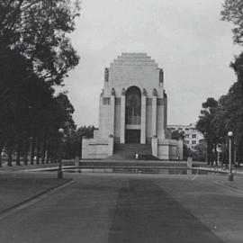 Anzac Memorial and Pool of Reflection, Hyde Park South, 1966