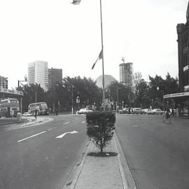 View from Oxford St towards the City