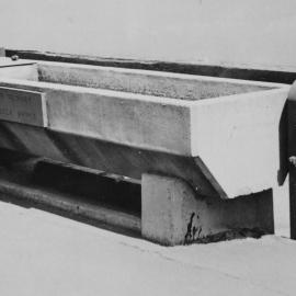 Leela Prince Memorial horse trough, East Circular Quay Sydney, circa 1934
