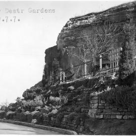 Gardens in front of the new Pyrmont Refuse Incinerator, Saunders Street Pyrmont, 1937