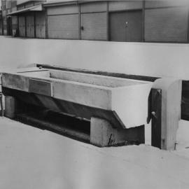 Leela Prince memorial horse trough, Circular Quay East, 1933