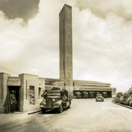 Pyrmont refuse incinerator, Saunders Street Pyrmont, 1939