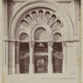 Main entrance, Queen Victoria Market Building (QVB), York Street Sydney, 1898