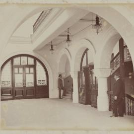 First floor interior, Queen Victoria Market Building (QVB), George Street Sydney, 1898