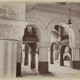 Ground floor interior, Queen Victoria Market Building (QVB), George Street Sydney, 1898