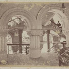 First floor interior, Queen Victoria Market Building (QVB), George Street Sydney, 1898