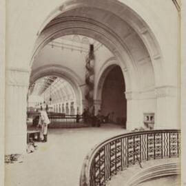 Second floor interior, Queen Victoria Market Building (QVB), George Street Sydney, 1898.