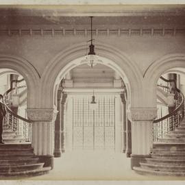 Ground floor interior, Queen Victoria Market Building (QVB), George and York Streets Sydney, 1898