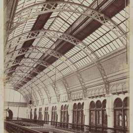 Barrel vault roof, Queen Victoria Market Building (QVB), George Street Sydney, 1898