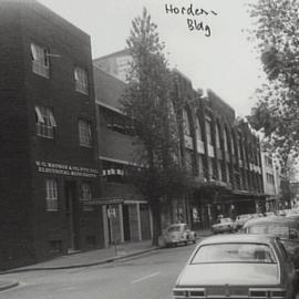 WG Watson & Company (Co) Pty Ltd and the Hordern building, Sussex Street Sydney, 1979