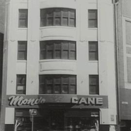 Local business, Mondo Cane, corner Hay and Thomas Streets Haymarket, 1979